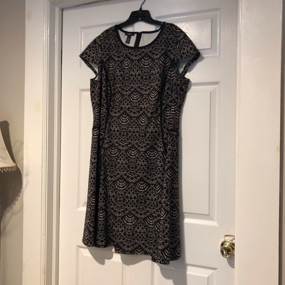 Alfani plus size fit & flair dress